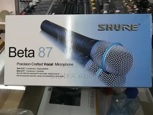 Shure Beta 87 Premium Handheld Vocal Condenser Microphone