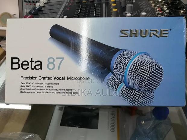 Shure Beta 87 Premium Handheld Vocal Condenser Microphone