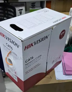 Hikvision CAT6 Pure Copper Ethernet Cable (305m) Full Copper Ethernet