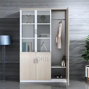 Office Cabinet : Office Wooden Filing Cabinet With Lock and Glass Door