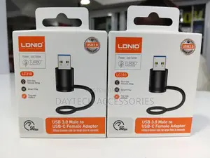 LDNIO LC310 USB 3.0 Male to USB-C Female Adaptor 5GPs Transfer Rate.