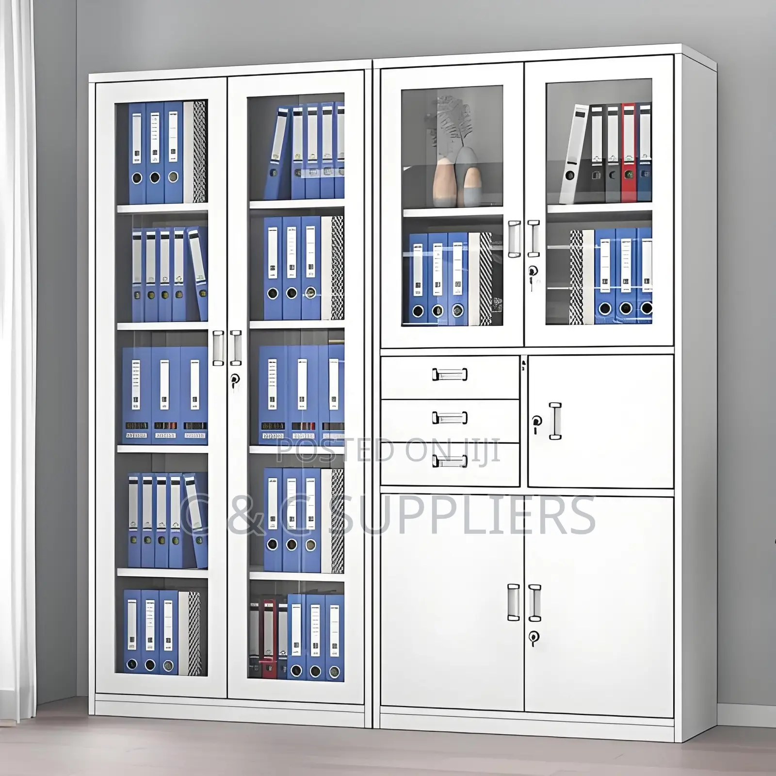 2-Swing Door Safe Filling Cabinet