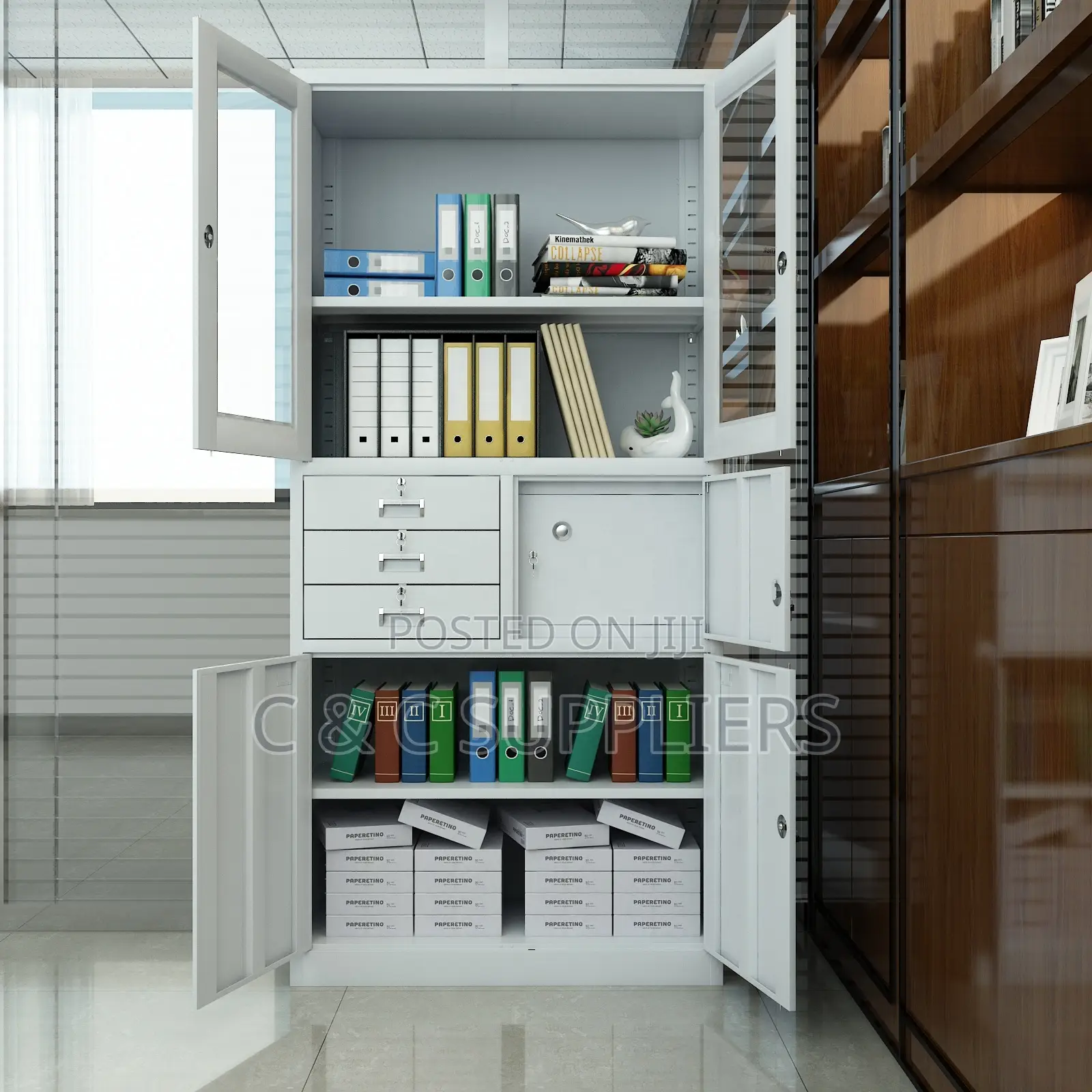 2-Swing Door Safe Filling Cabinet