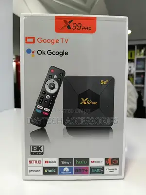 The X99 Pro Android TV Box Quad-Core Smart Media Player.