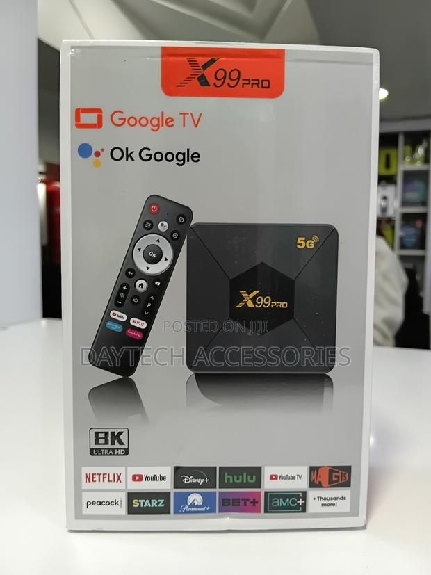 The X99 Pro Android TV Box Quad-Core Smart Media Player.