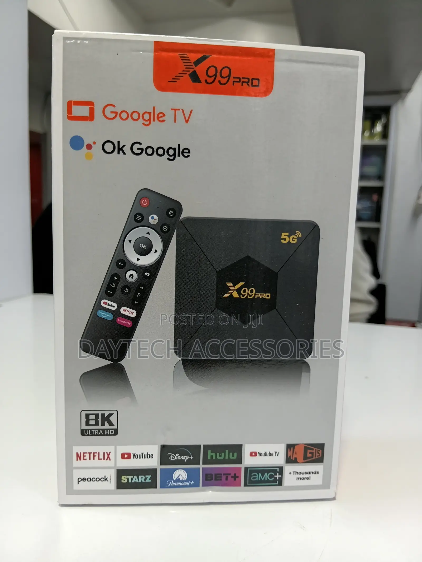 The X99 Pro Android TV Box Quad-Core Smart Media Player.
