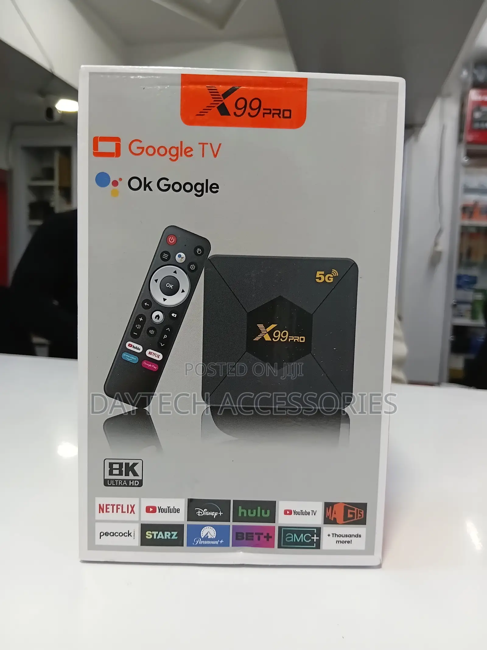 The X99 Pro Android TV Box Quad-Core Smart Media Player.