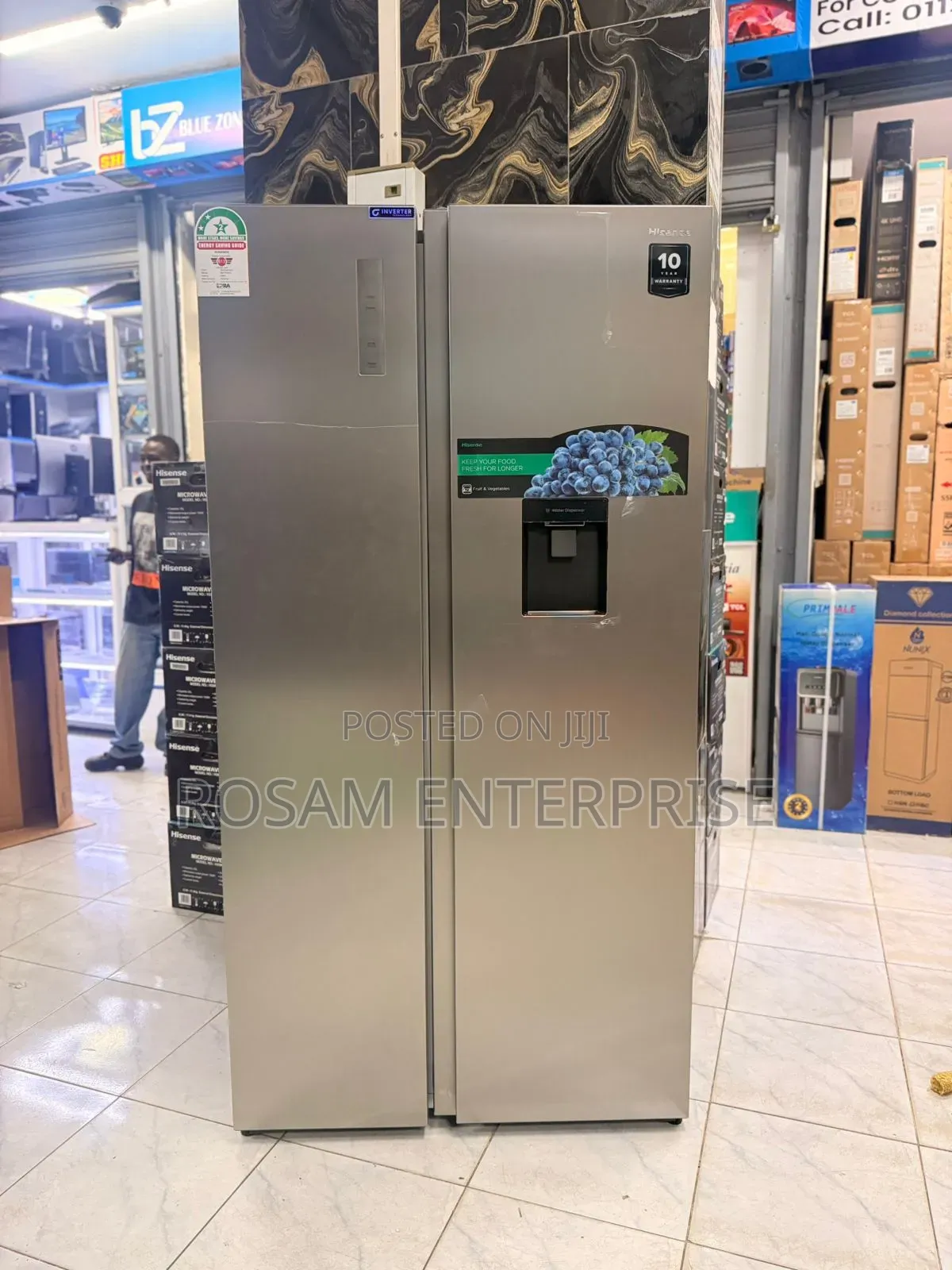 Hisense Fridge Side by Side 541L RC 75WS4SA