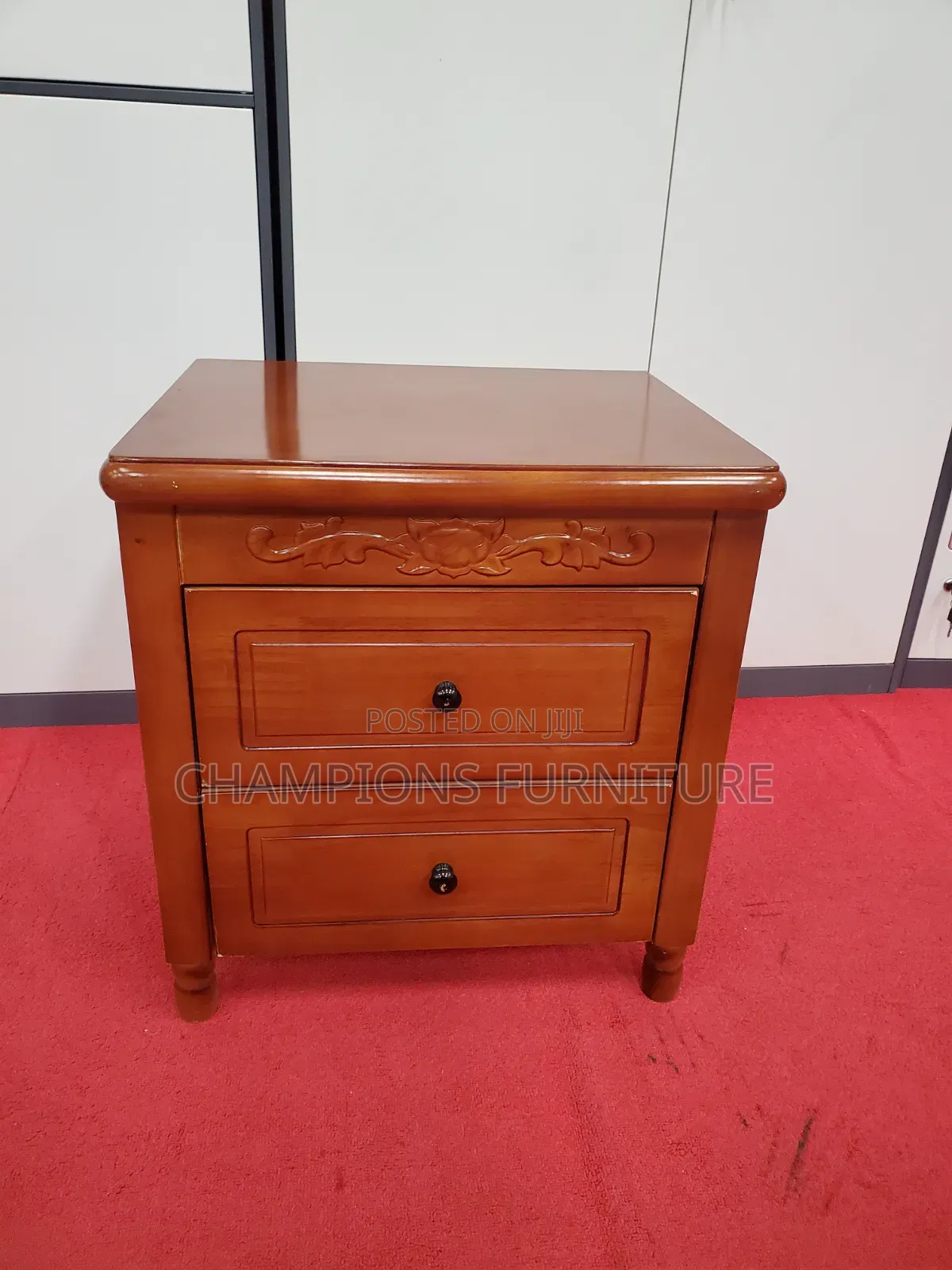 Heritage Mahogany 2 Drawers Bedside Cabinet