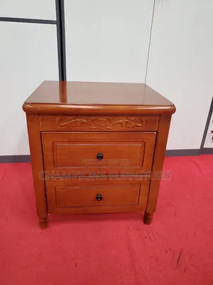 Heritage Mahogany 2 Drawers Bedside Cabinet