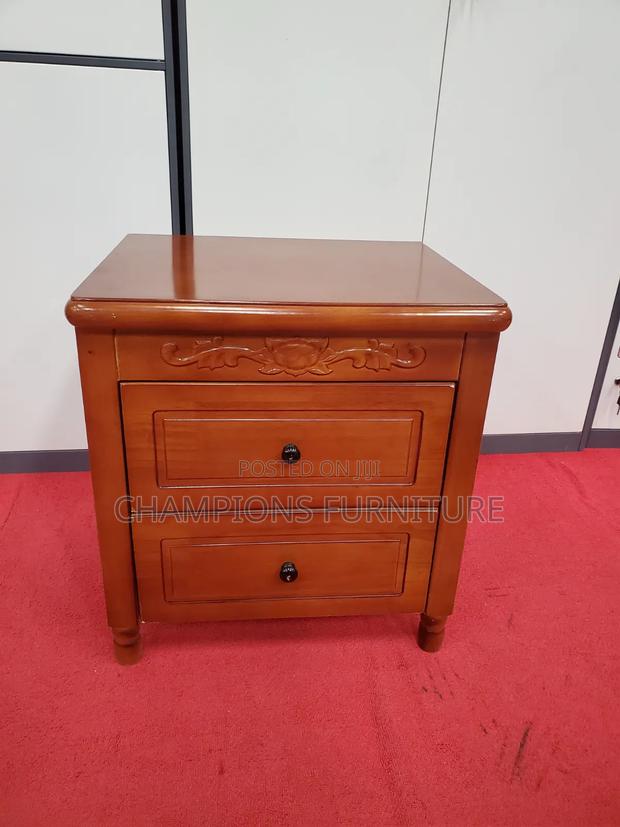 Heritage Mahogany 2 Drawers Bedside Cabinet