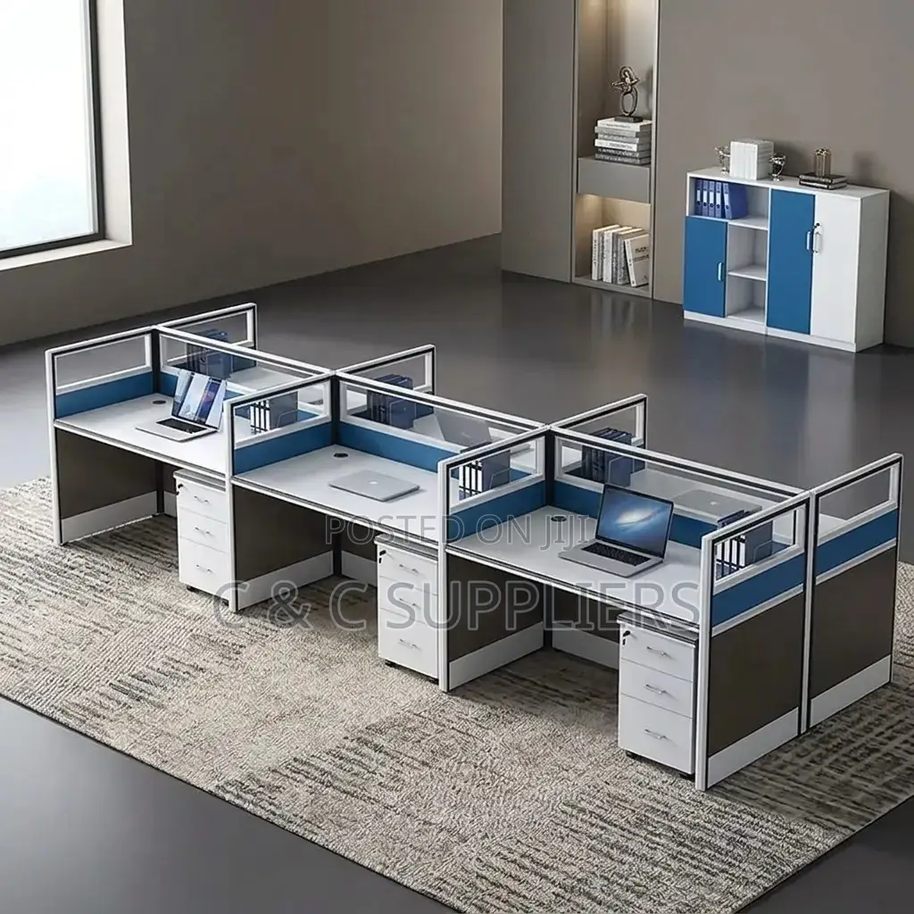 6-Way Imported Modular Workstation.