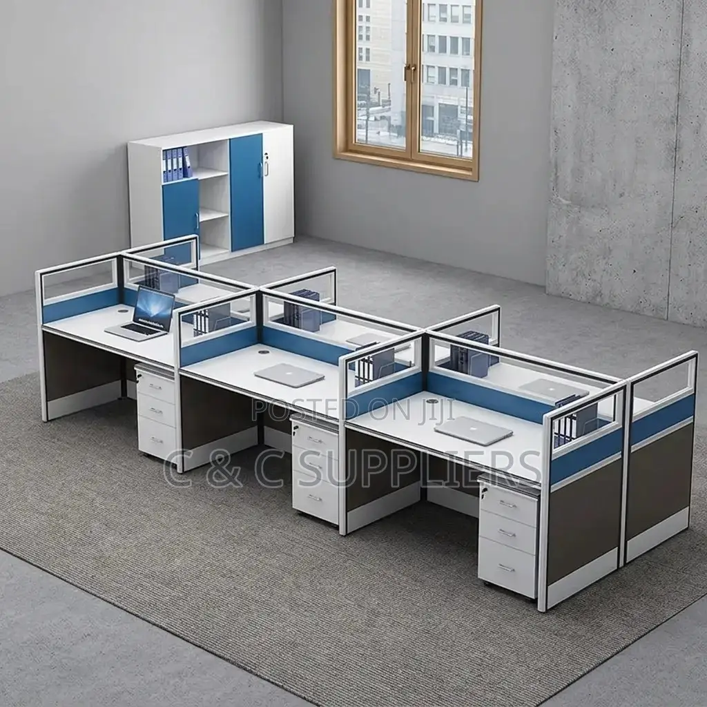 6-Way Imported Modular Workstation.
