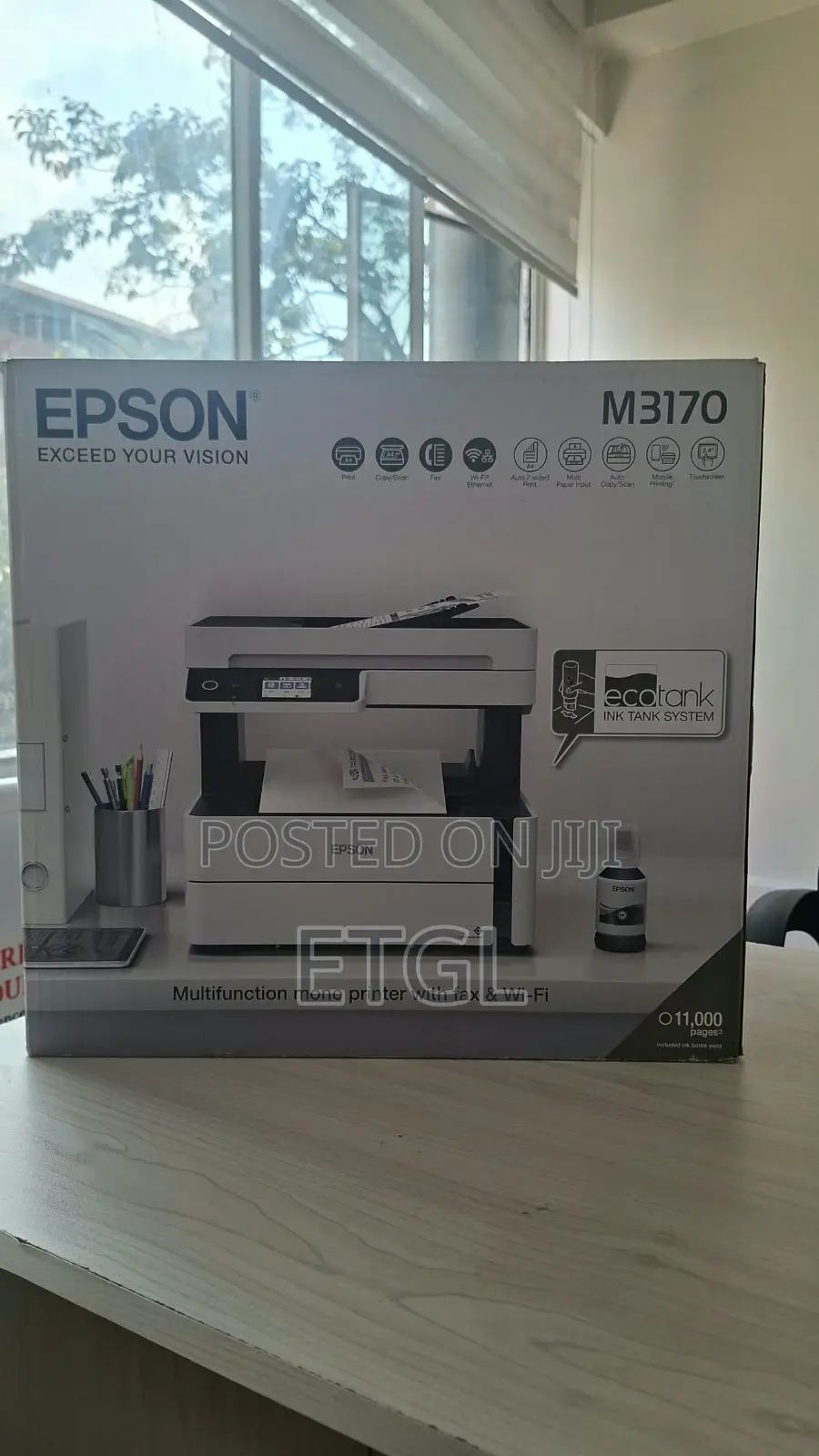 Epson Ecotank Monochrome M3170 Wi-Fi All-in-One Ink