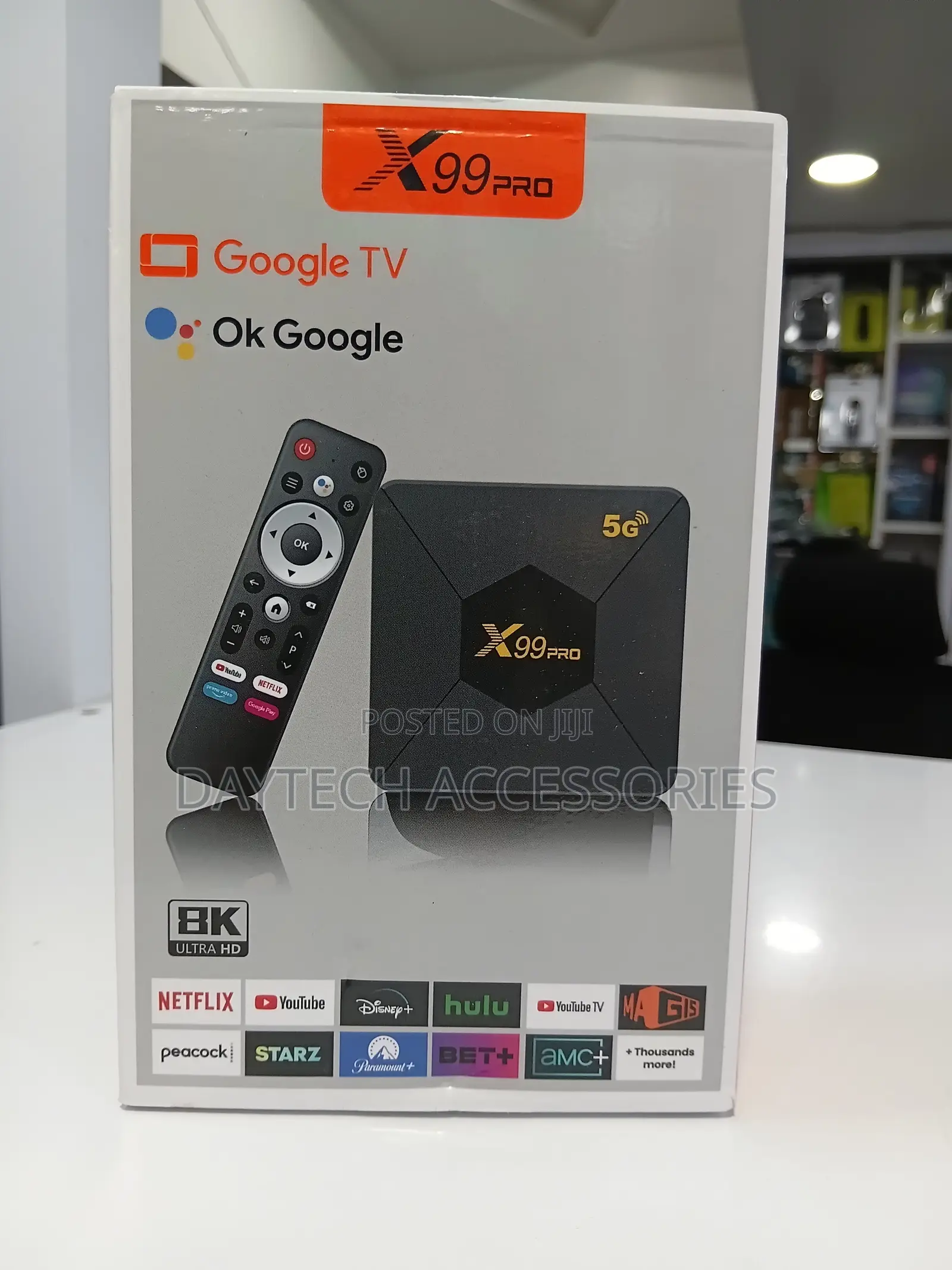 X99 PRO Android TV Box Android 14 RK3518 Quad Core.
