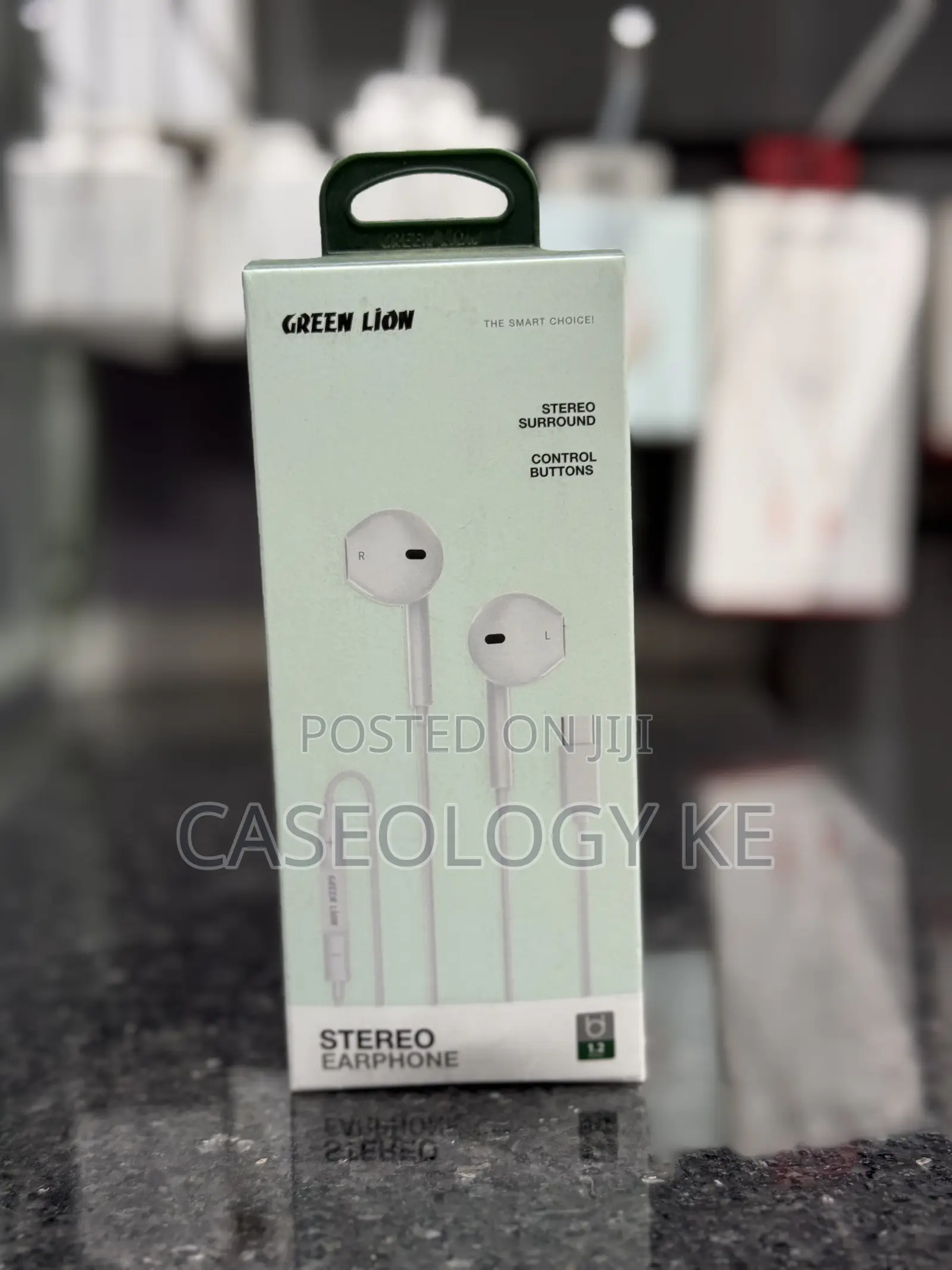 Stereo Earphones Type C by Green Lion (White)