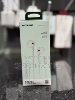 Stereo Earphones Type C by Green Lion (White)