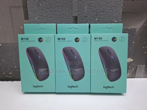 Logitech 150 Wireless Rechargable Mouse RGB Plus