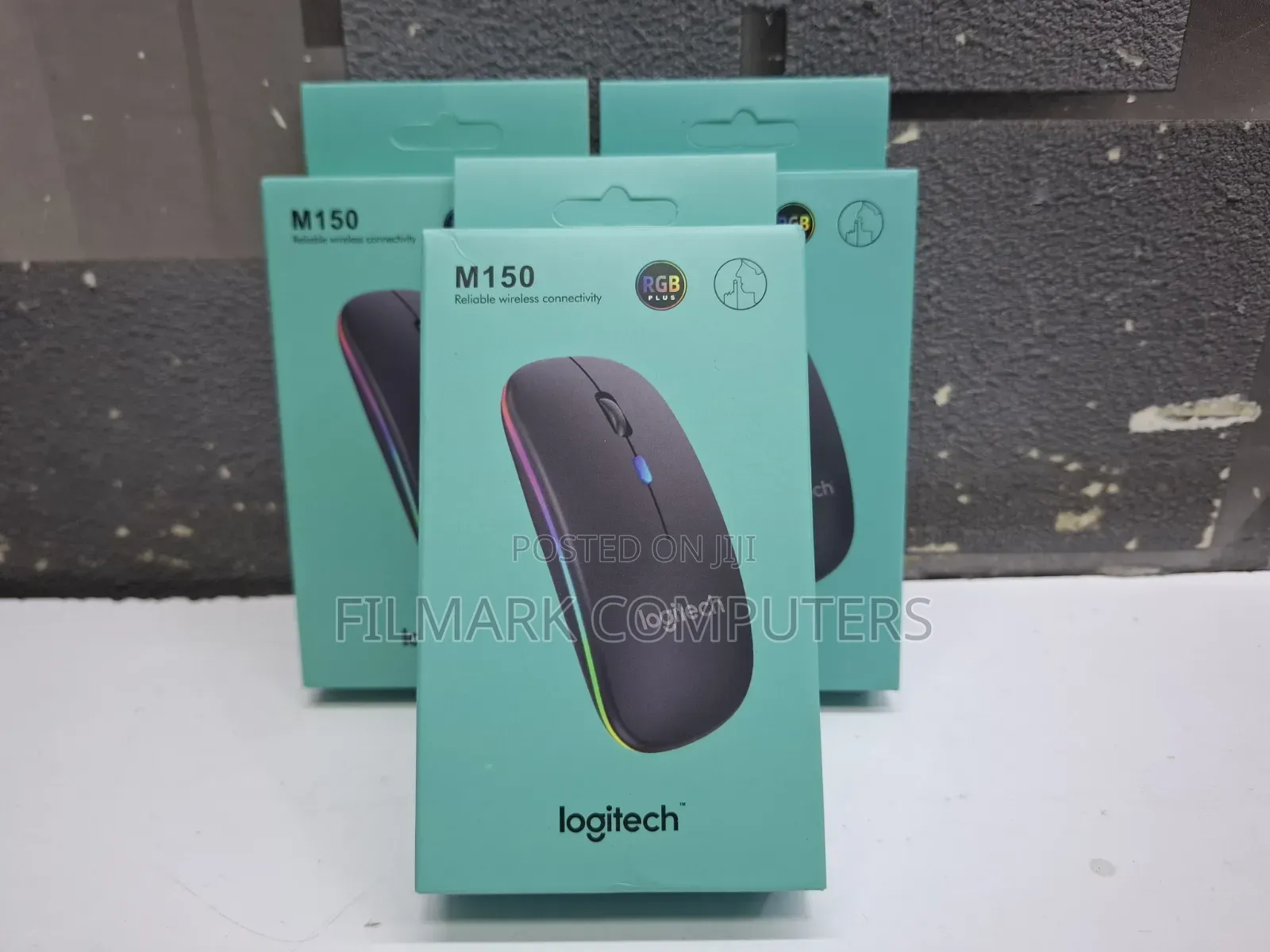 Logitech 150 Wireless Rechargable Mouse RGB Plus