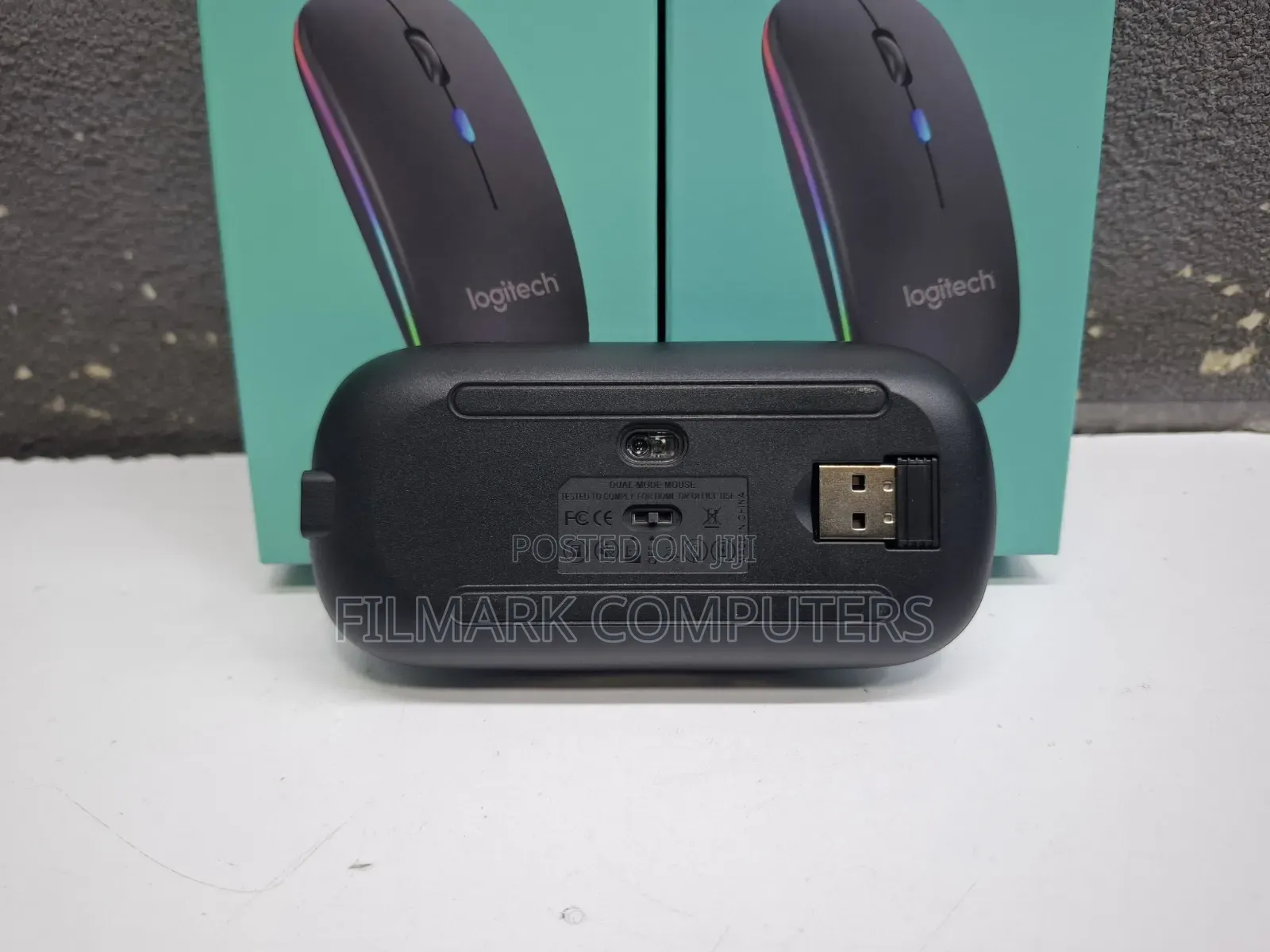 Logitech 150 Wireless Rechargable Mouse RGB Plus
