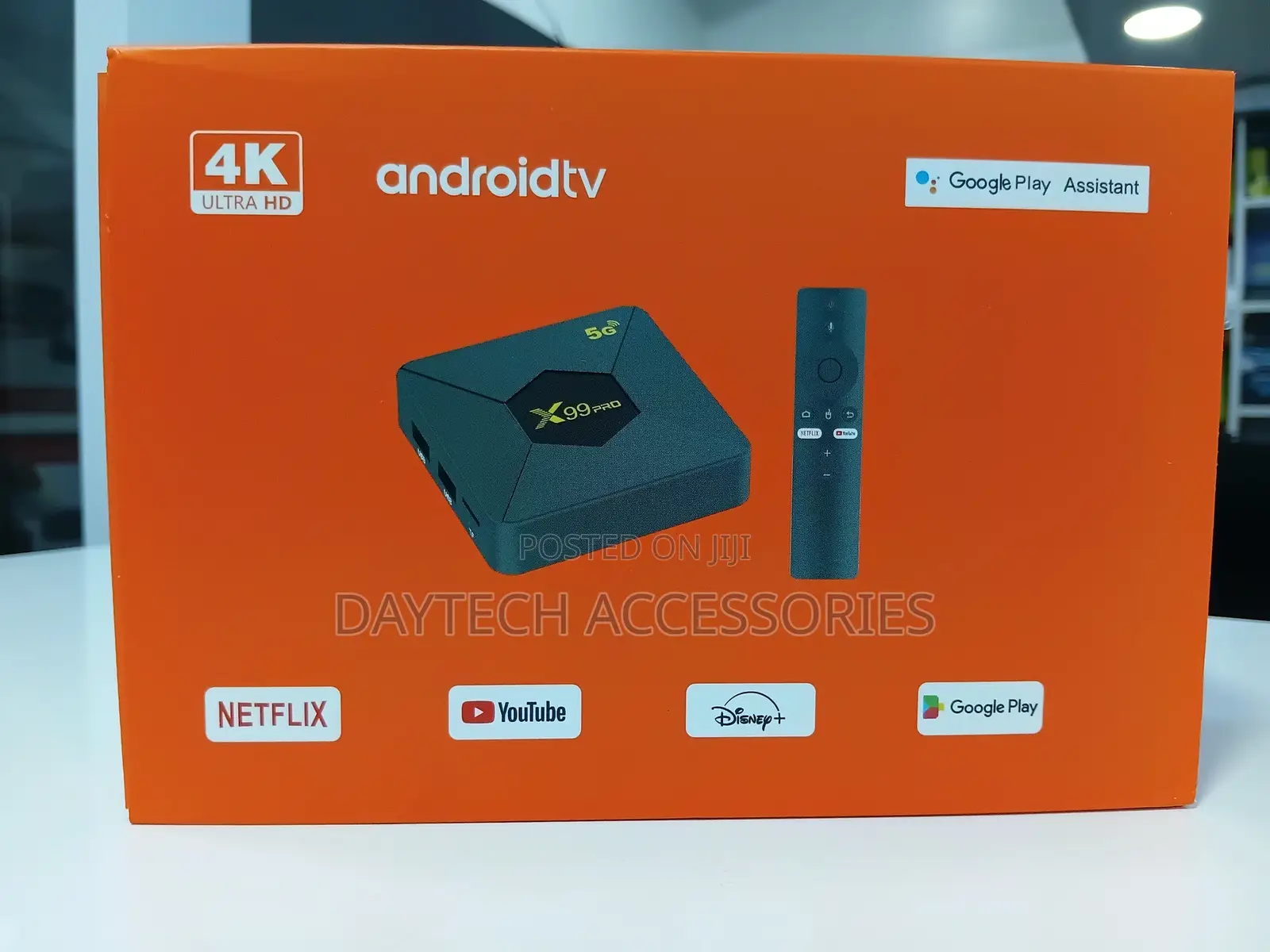 X99 Pro 5G Android TV Box Ultra HD Media Streaming Device.