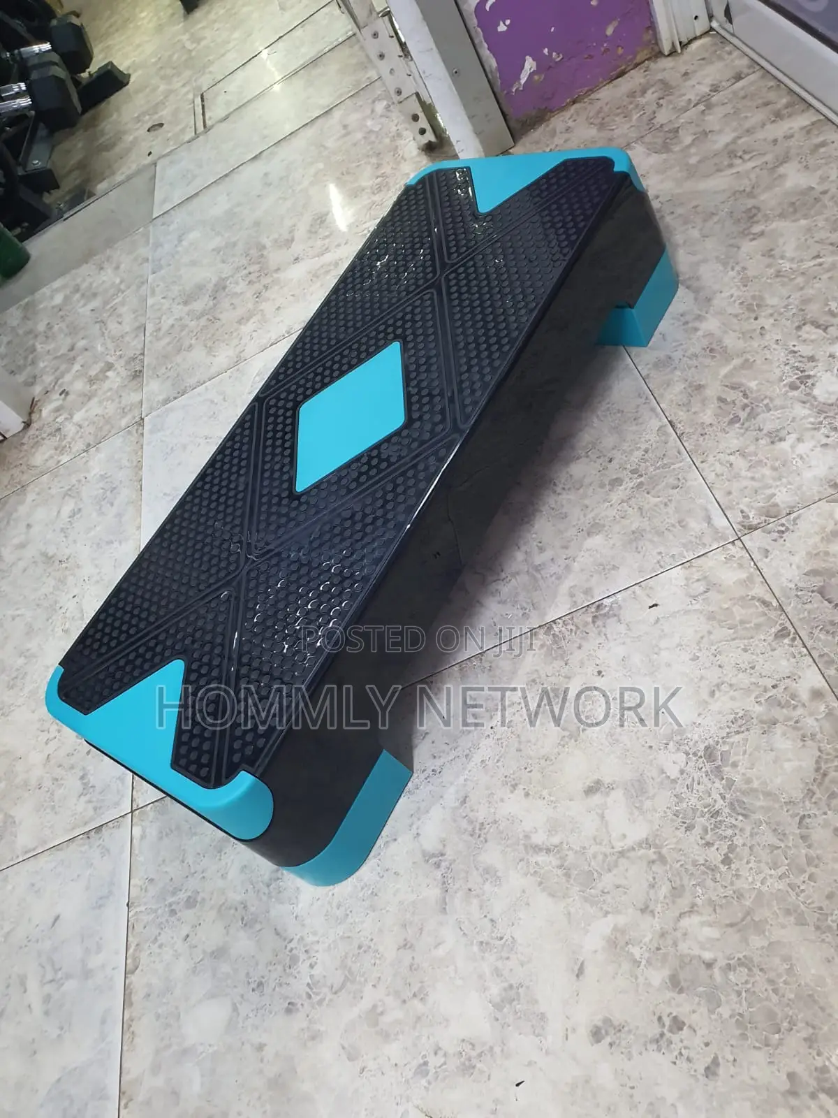 Adjustable Workout Aerobic Stepper With 2 Risers