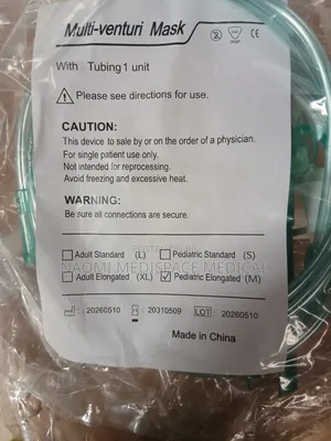 Pedeatric Disposable Oxygen Venturi Mask