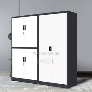 Office Cabinet : Office Steel 4 Doors File Storage Cabinet