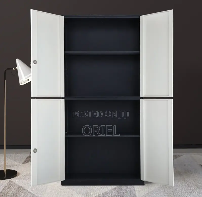 Office Cabinet : Office Steel 4 Doors File Storage Cabinet