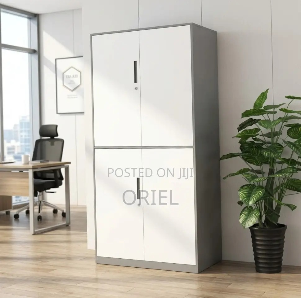 Office Cabinet : Office Steel 4 Doors File Storage Cabinet