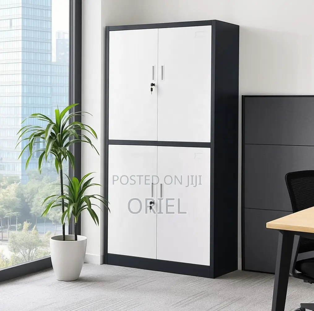 Office Cabinet : Office Steel 4 Doors File Storage Cabinet
