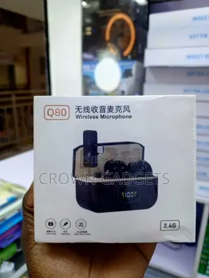 Q80 Dual Clip-on Wireless Microphone for TikTok YouTube