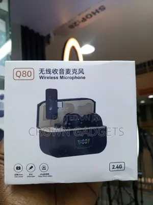 Q80 Mini Wireless Microphone Kit for Vlogging Live Streaming