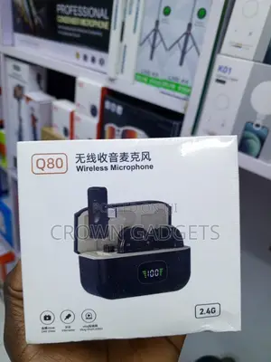 Q80 Mini Wireless Microphone Kit for Vlogging Live Streaming