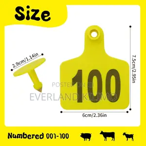 Premium Cattle Tag Medium