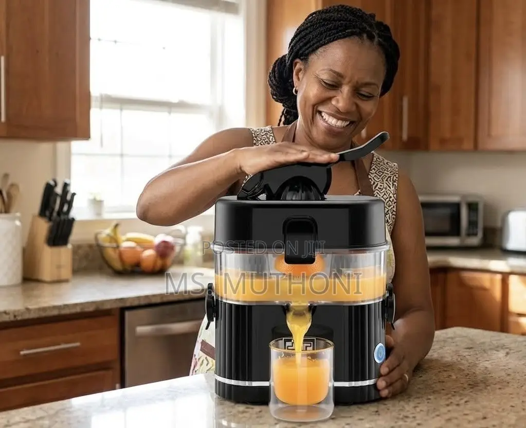 Automatic 360 Rotation and Auto Lift Dual-Head Citrus Juicer