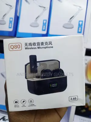 Q80 Dual Clip-on Lapel Microphone for Phone Video Recording