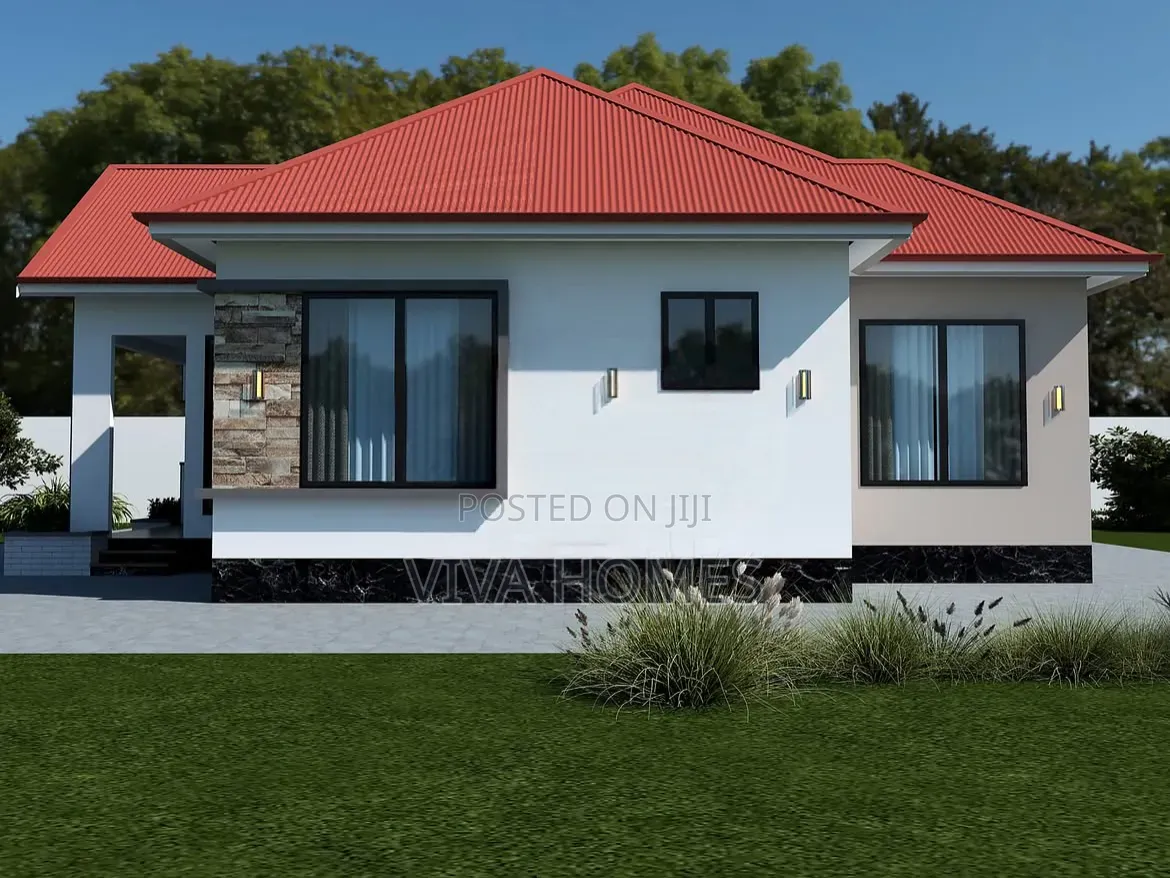 3-Bedroom Bungalow Design | Modern Functional
