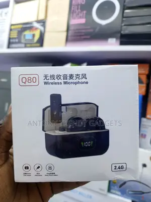Q80 Wireless Lavalier Microphone With Smart Noise Reduction