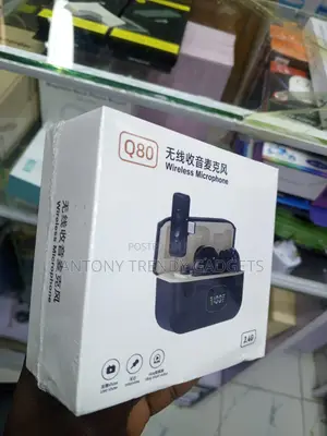 Q80 Wireless Lavalier Microphone With Smart Noise Reduction