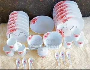 39 Pieces Square Opal Glass Dinner Set