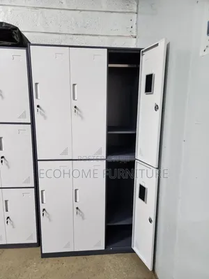 Office Cabinet – 6 Door Steel Locker With Individual Key Locks