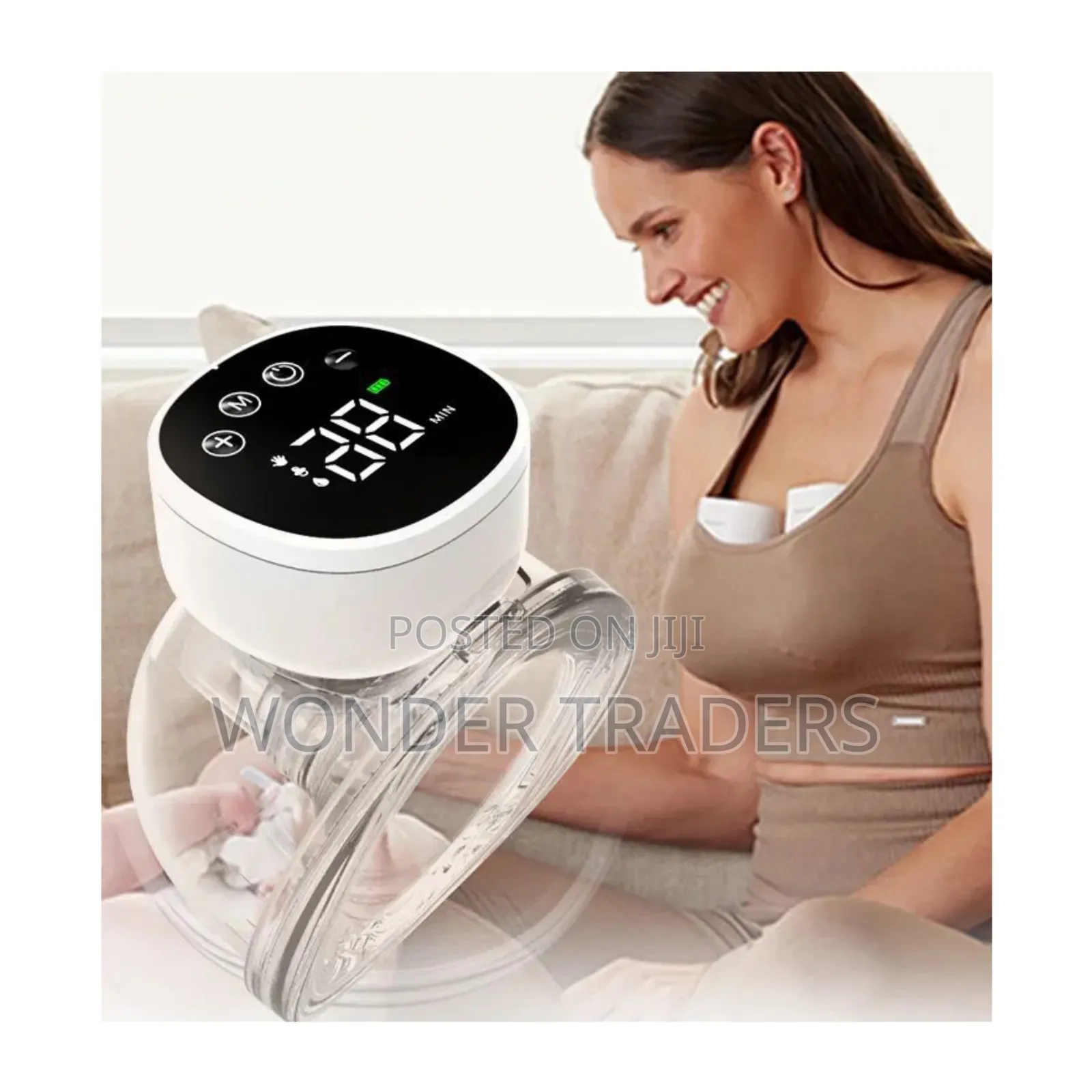 2/1pcs Electric Breast Pumps Portable Hands Free Wearable Breast Pump