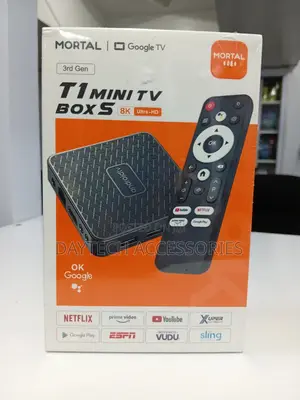 Mortal T1 Mini TV Box S (3rd Gen) - Ultra-Hd Google TV Box.