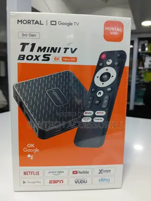 Mortal T1 Mini TV Box S (3rd Gen) - Ultra-Hd Google TV Box.