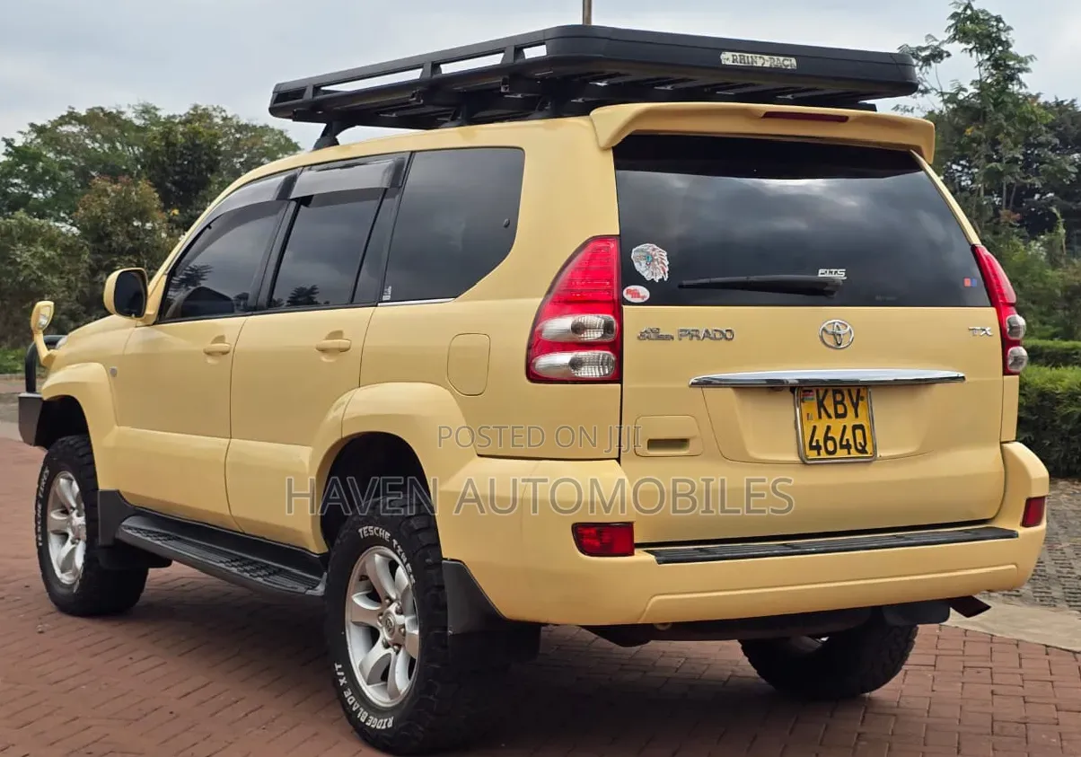 Toyota Land Cruiser Prado 2008 Yellow