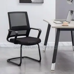 Office Chair; Mesh Mid-Back Ergonomic Office Guest Chair