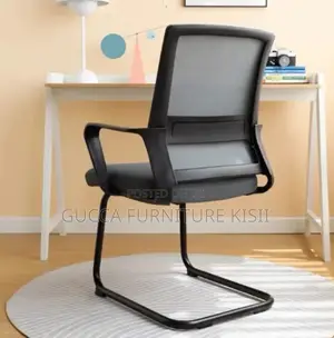 Office Chair; Mesh Mid-Back Ergonomic Office Guest Chair