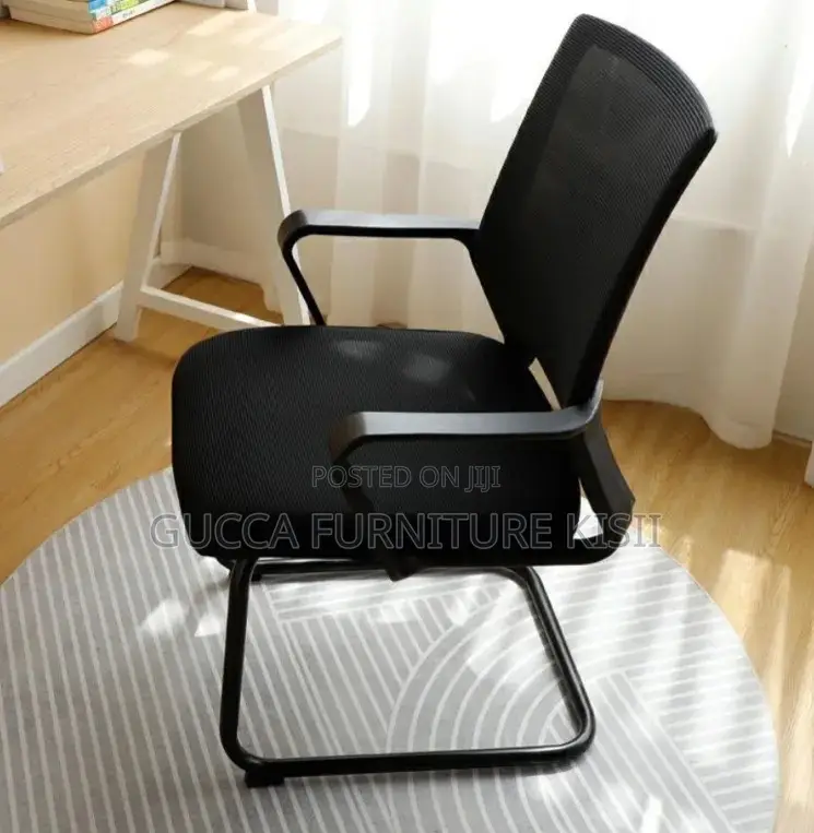 Office Chair; Mesh Mid-Back Ergonomic Office Guest Chair