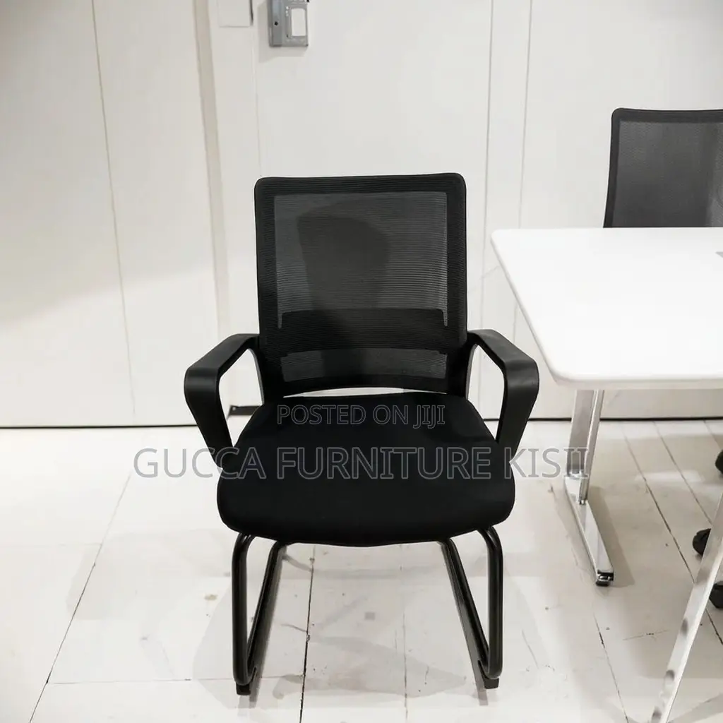 Office Chair; Mesh Mid-Back Ergonomic Office Guest Chair